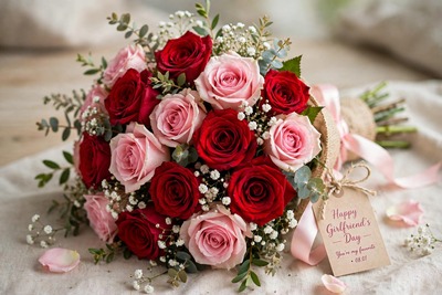 Girlfriend's Day flowers delivery Kampala